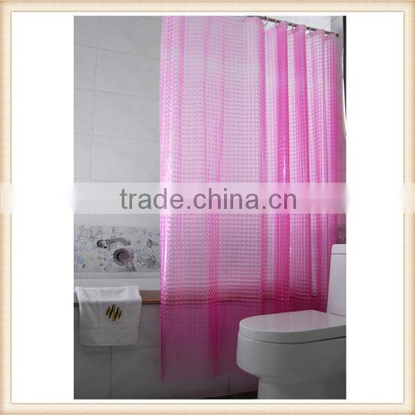 Wholesale Made in China clear pvc shower curtains