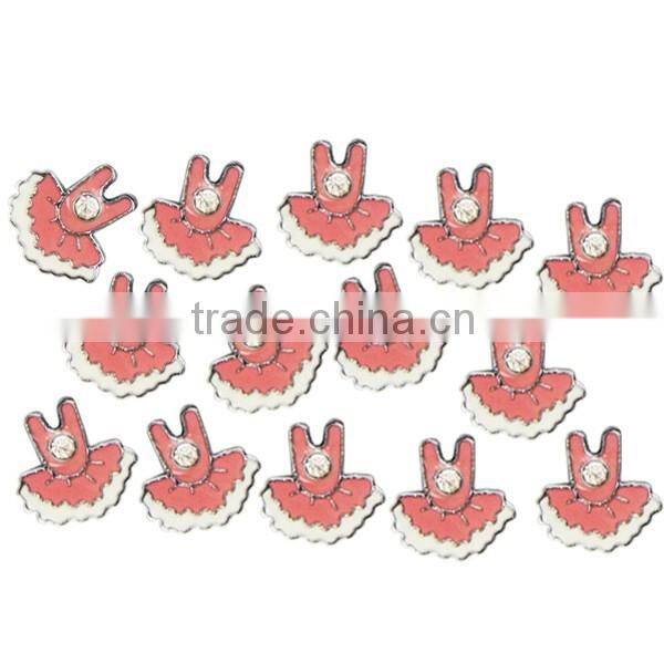 Rhinestone Crown Slider Charms For 10MM DIY Leather Bracelet Gummy Bracelet