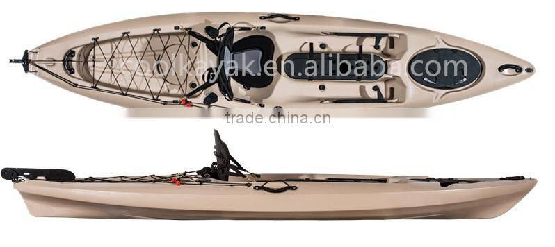 Non inflatable cheap canoe kayak accessories aluminum rudder with pedal apply to boat Made in China