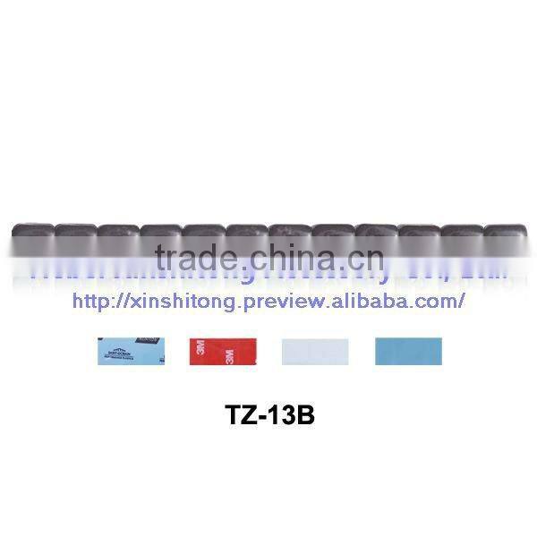 ZN plated and plastic coated wheel balance weight