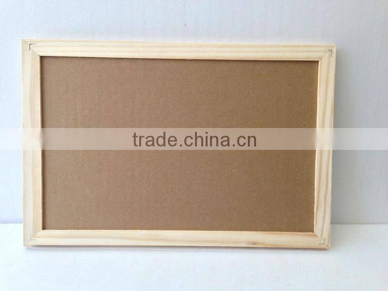 European style pin wooden whiteboards magnetic push pin board