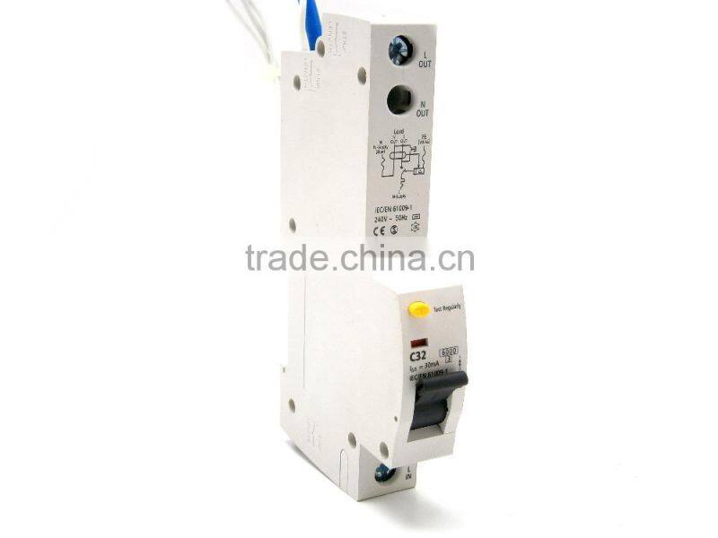 1 Pole RCBO Circuit Breaker