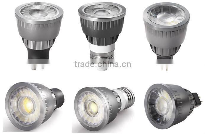 CRI>80 PF>0.95 Mr16 GU5.3 E27 GU10 COB 5W led ceiling spotlight