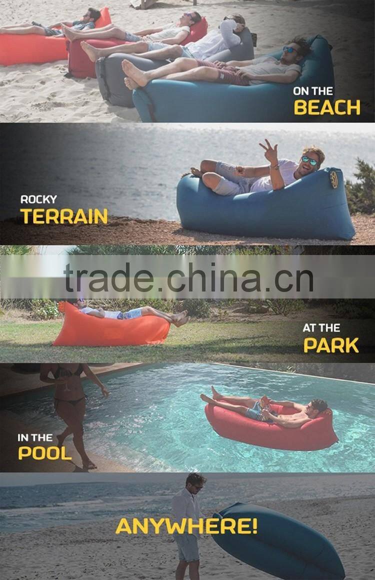 Outdoor Custom Logo Inflatable Lounger Hangout Air Bag