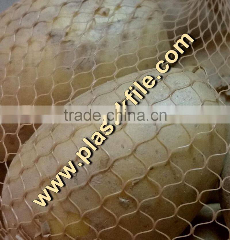 Fruits and vegetables plastic mesh net bag