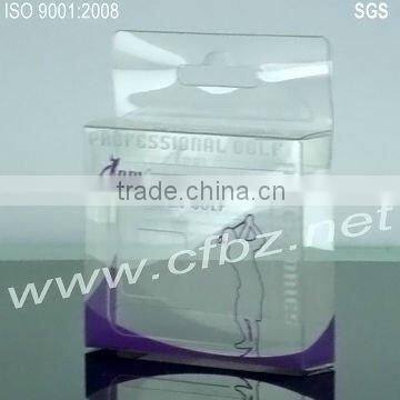 PET clear Golf carry box packaging