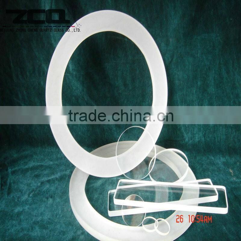 high quality Quartz parts Clear Quartz Ring Sio2 ring