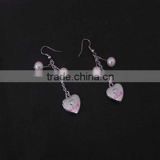 new design heart earrings promotional