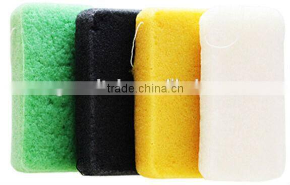100% Natural Green Tea Konjac Sponge/Only Natural Fiber Konjac Sponge Facial and Skin care
