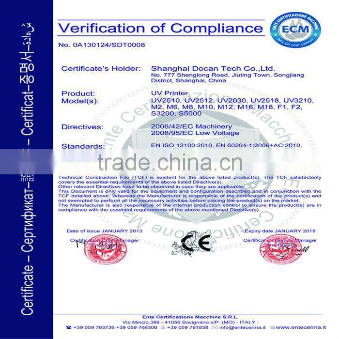 Digital outdoor advertisment and sign uv flatbed printer