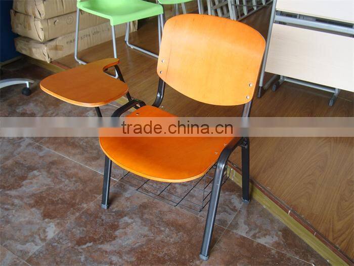 university chair school furniture for training room/ training chair with table