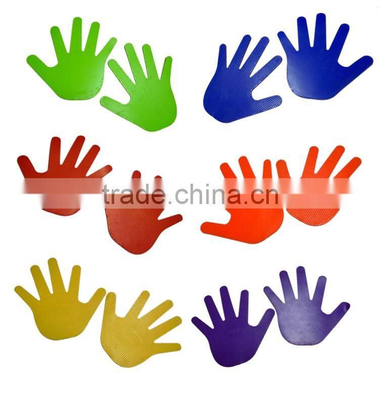 Suitable Primary School Sport Training Indication Sign TPR Hand Mark