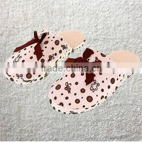 2014 women's winter slippers sweet heart Love cartoon butterfly slippers home flats indoor floor cotton padded shoes