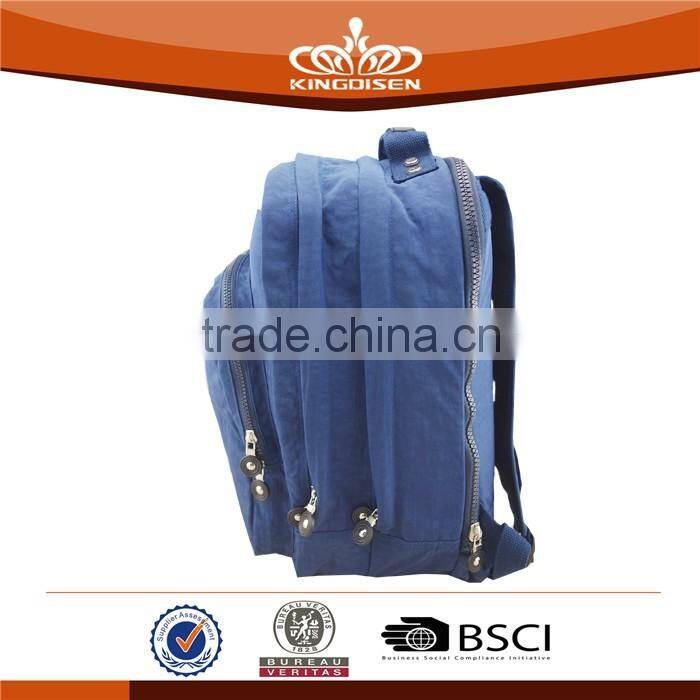 Large capacity durable washer wrinkle fabric computer backpack