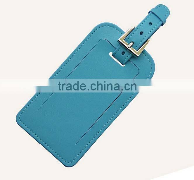 Customized Wholesale Travel Leather Luggage Tag