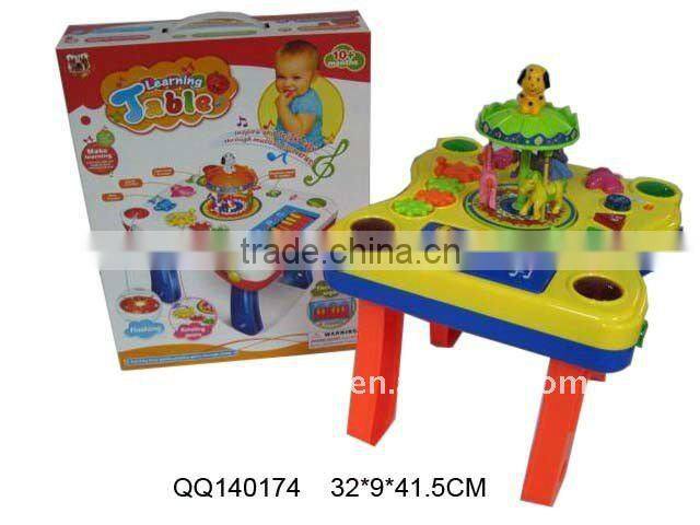 Baby learning table sound with music