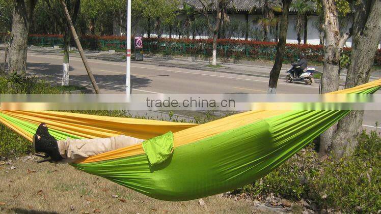 Double Person Outdoor Hanging Swing Camping Parachute Hammock