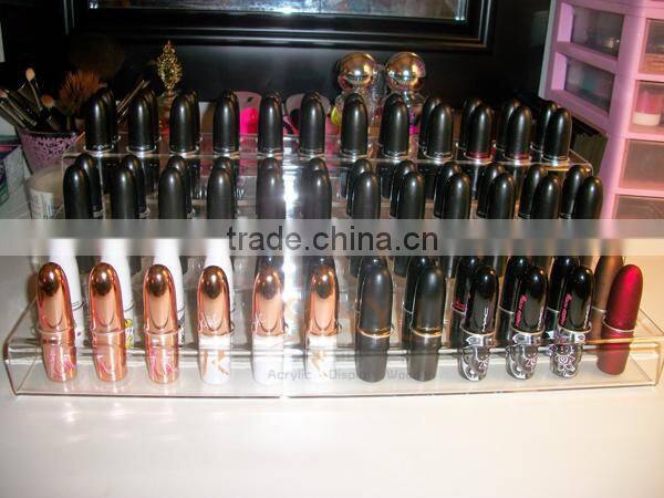 Transparent 3 layer nail polish acrylic display