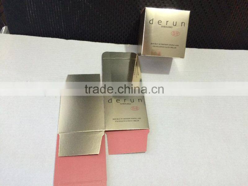 fashion printed paper box for skin care cream package cosmetic paper box