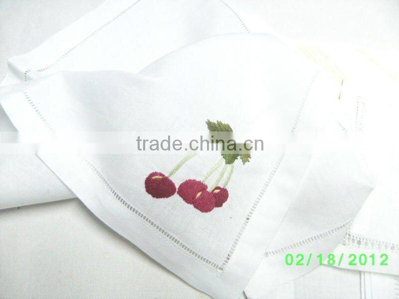 hand embroidery napkin