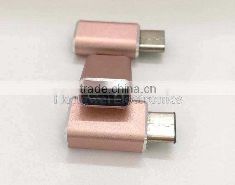 Ultra thin Micro BF to USB-C male USB 3.1 Type C adapter