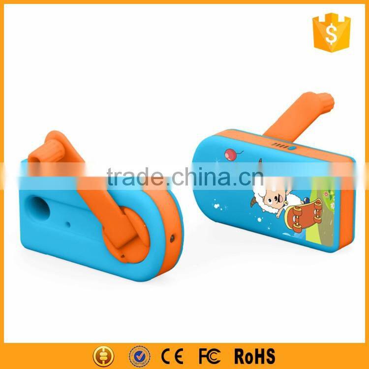 Outdoor emergency hand crank dynamo power bank 2600mah