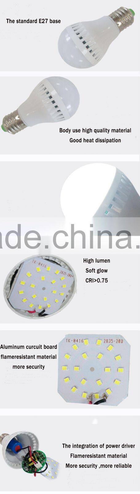 Energy saving rechargeable 5W bulb led light lantern emergency led bulb lighting