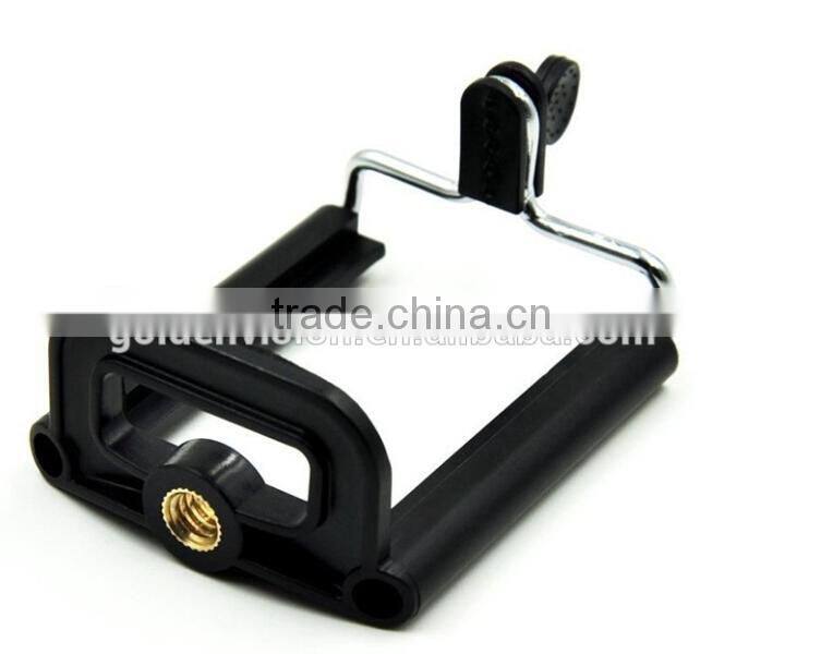 Mobile Phone Clamp Holder Extensible Smart Phone Holder with 1/4 Screw for Iphone for Sumsung for Sony