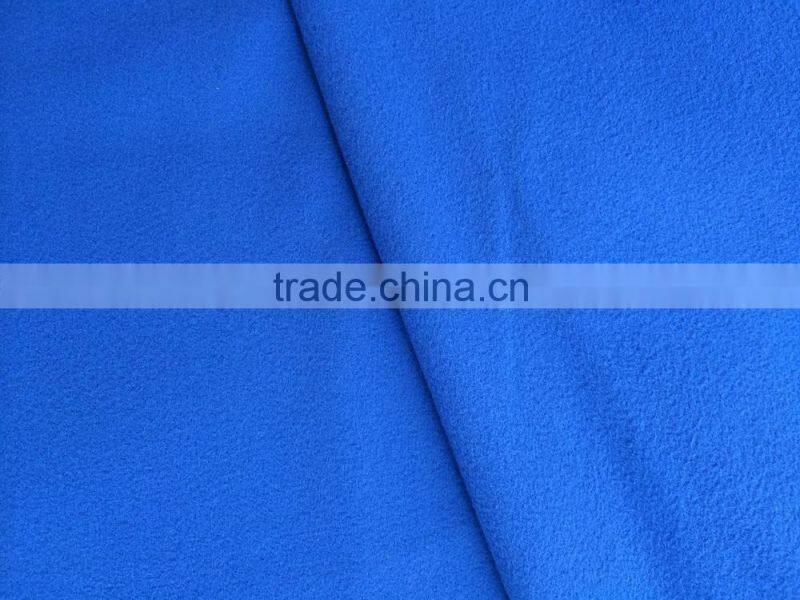 Good quality and cheap 100% polyester tricot brushed fabric