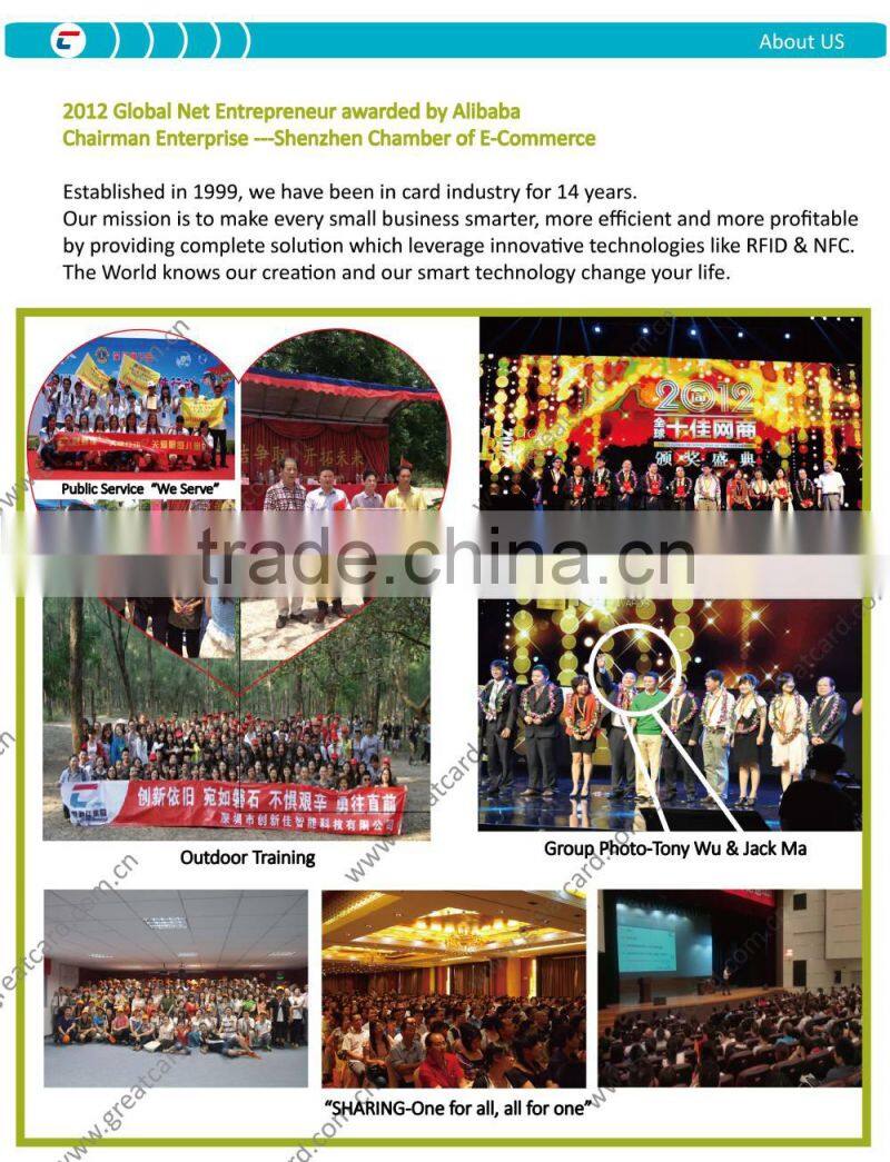 High quality clear frosted plastic business cards, Transparent PVC business card