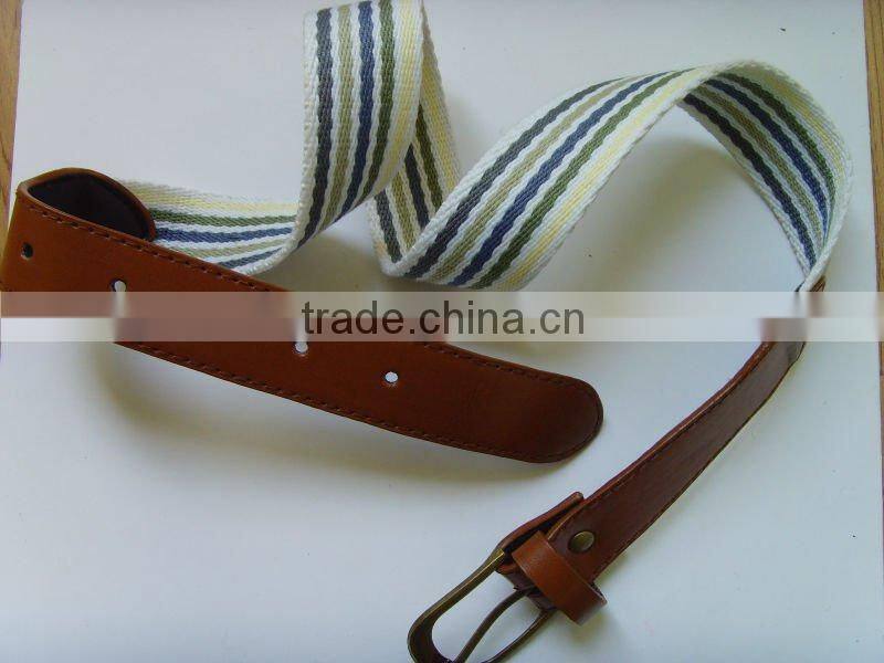 custom canvas belts