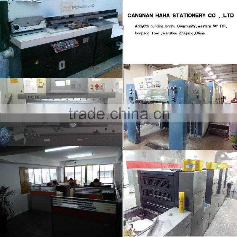 Recycled notebook environmental notebook spiral notebook with elastic,Wenzhou,made in china