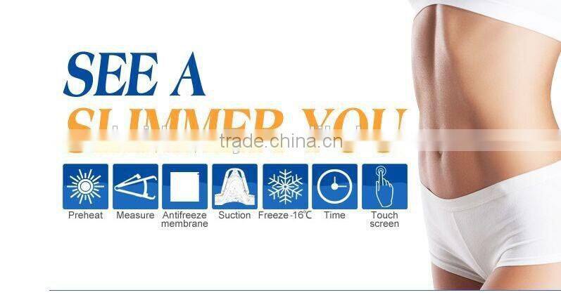 Non-Invasive three Handles Cryoshape cellulite reducer/fat melting machine