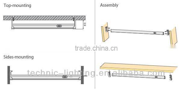 battery operated led wardrobe light,led closet light for clothes hanging,led wardrobe light with PIR sensor switch