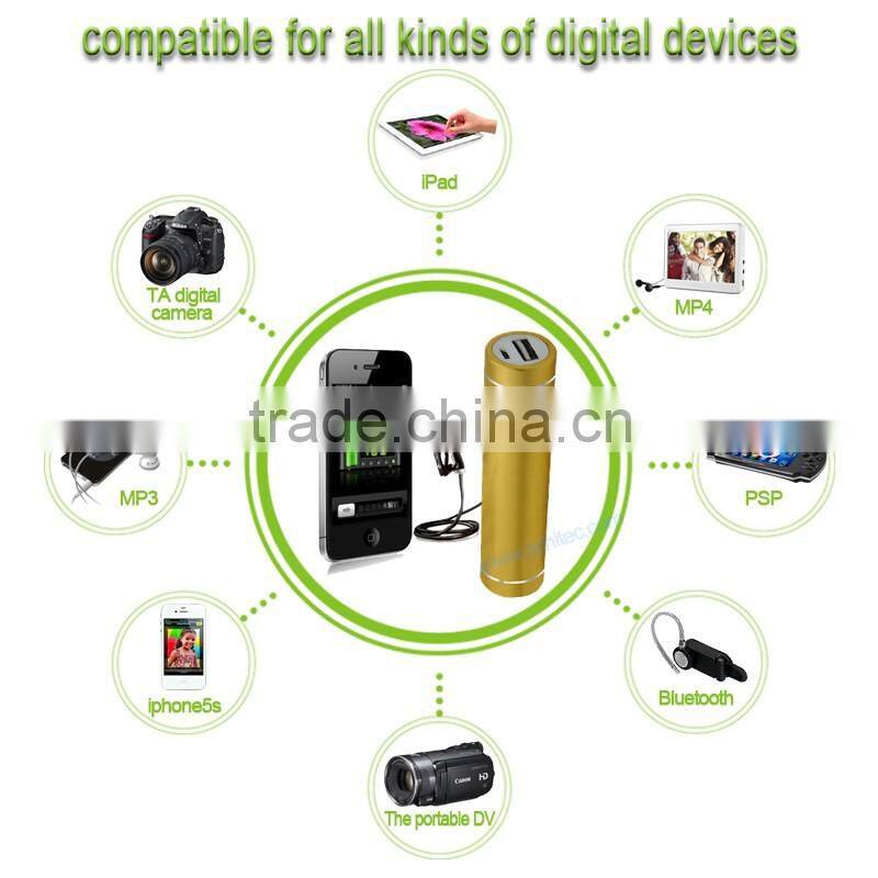 For mobile phone 2000mah hottest 2016 latest power bank for for iPhone5/for iPhone 4/ipod/smartphones