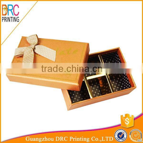 Handmade food grade chocolate packaging box made in china