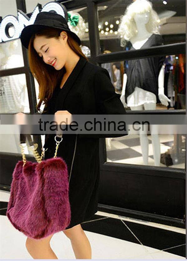 Women Handbags High Quality winter fur handbag, women bags, ladies handbags