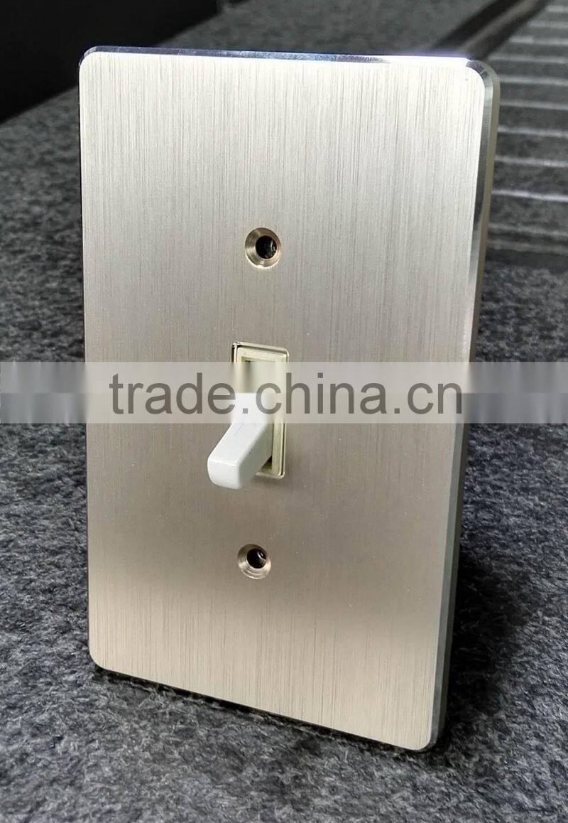 So many kind of metal switch plate fit North America switches