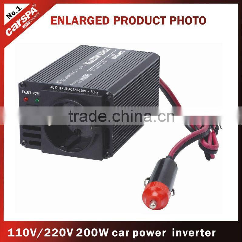Car Power Inverter 200w DC12V to AC220V