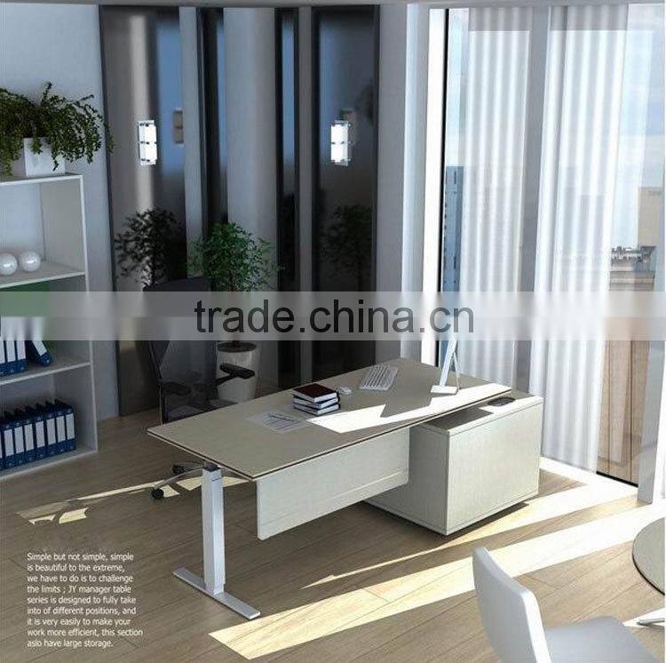 Newest promotional fancy executive office glass desk