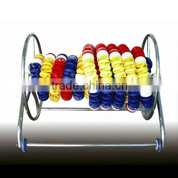 Stainless steel lane rope collector car lane line storage reel for swimming pool
