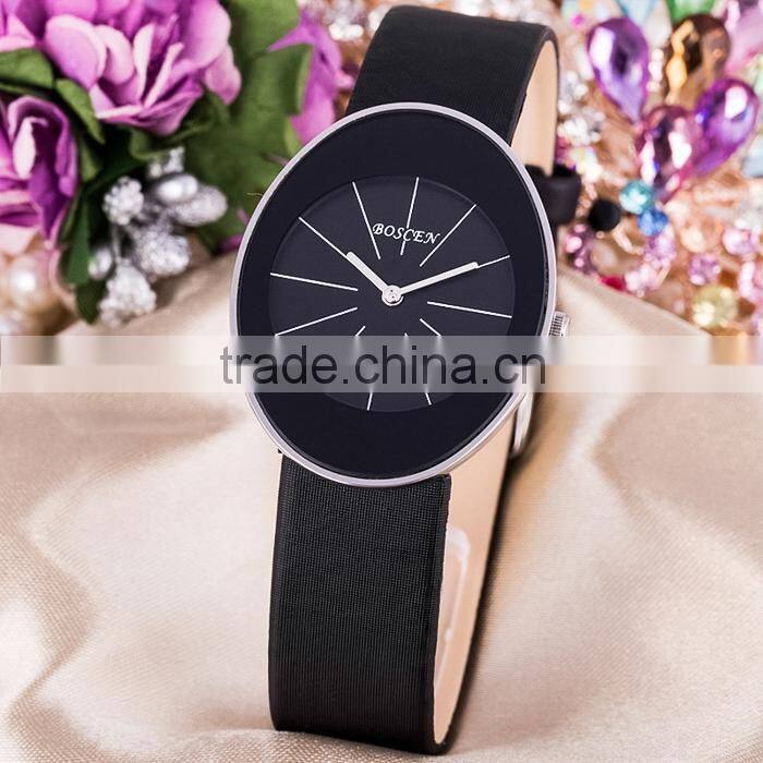 Elegant And High-End Cheapest Price Japan Movt Quartz Watch Stainless Steel Back White