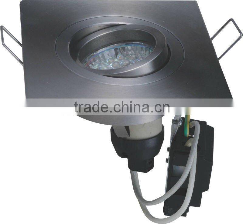 Stainless steel wax moulding casting body IP20 modern crystal flower ceiling light