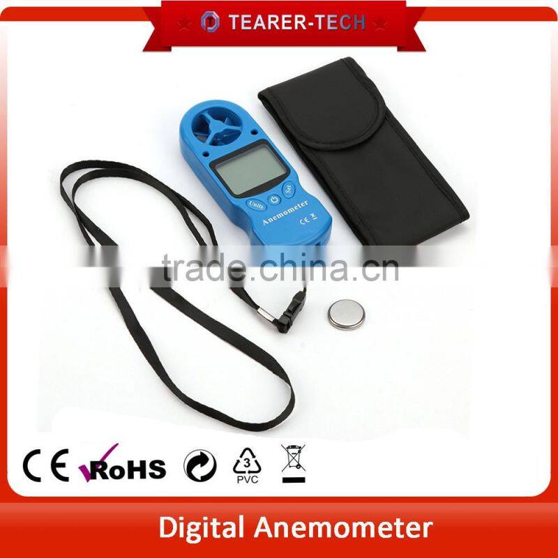 2016 High Sensitive LCD Display Digital Anemometer & Thermometer humidity with Vane Sensor