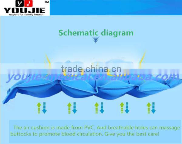 Factory supplier nylon PVC inflatable waterproof seat cushion with pump