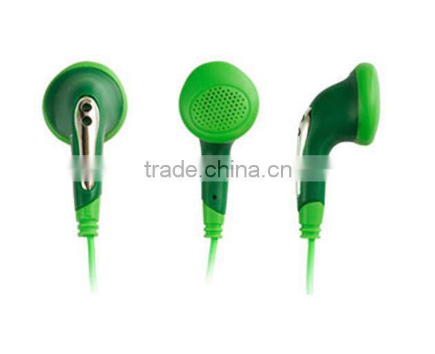 Single 3.5mm Stereo Pin Colorful Earphone For MP3