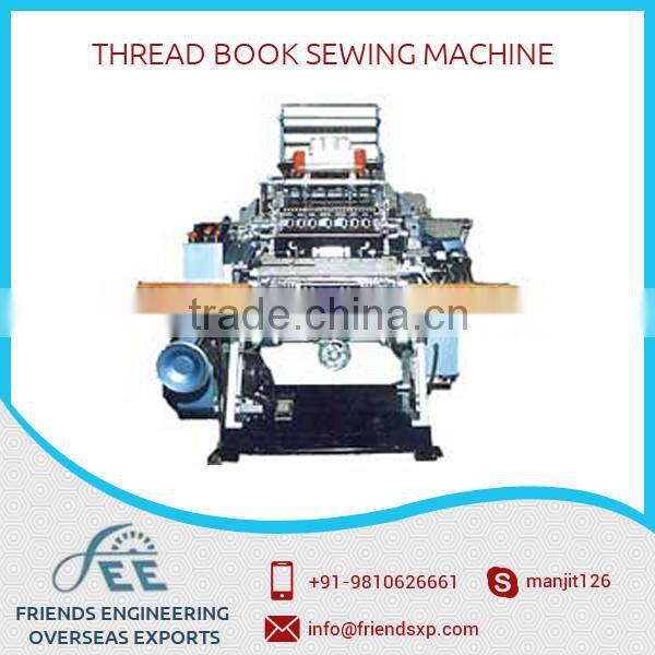 Perfection, Speed,Quality And Consistency With Thread Book Sewing Machine