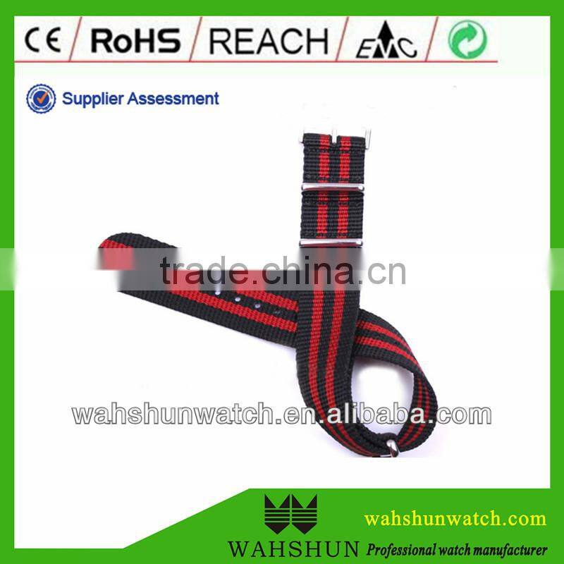 various color good quality sport fabric nato nylon watch band