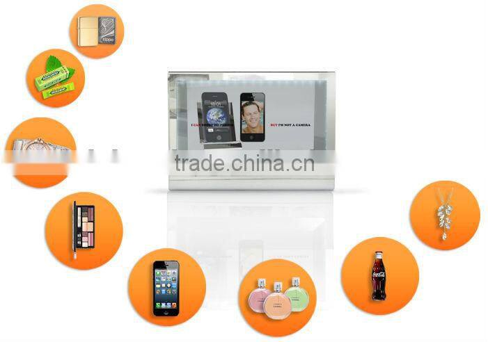 Richtech transparent LCD small cabinet display showcase