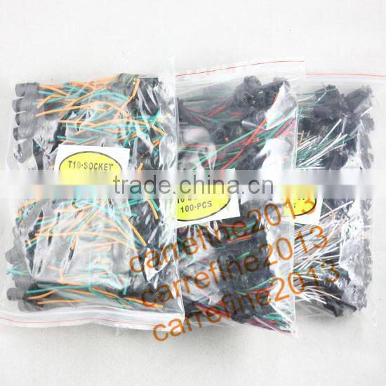 T10 LED socket W5W 186 194 T10 lamp socket LED bulb holder plug connector socket wiring harness